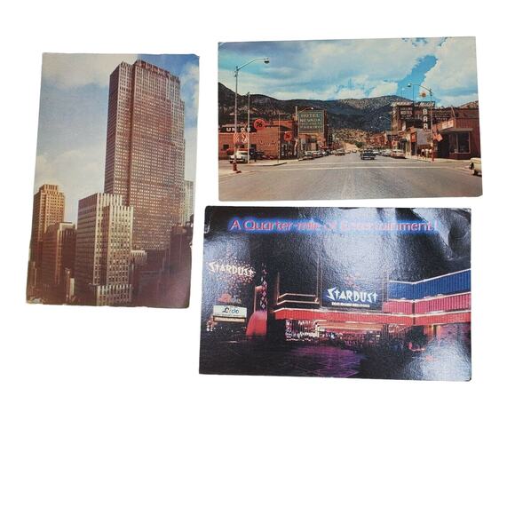 3 Las Vegas Nevada Vintage Postcards Ephemera - Picture 1 of 6